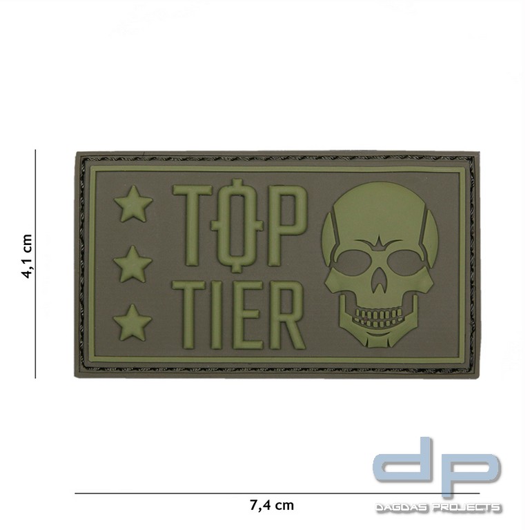 Emblem 3D PVC Top Tier grün
