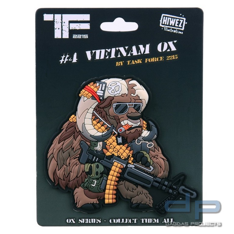 TF-2215 Emblem 3D PVC Vietnam Ox No.4 #23014