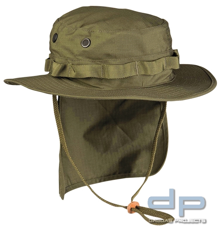 Teesar Boonie mit Nackenschutz Oliv oder Coyote