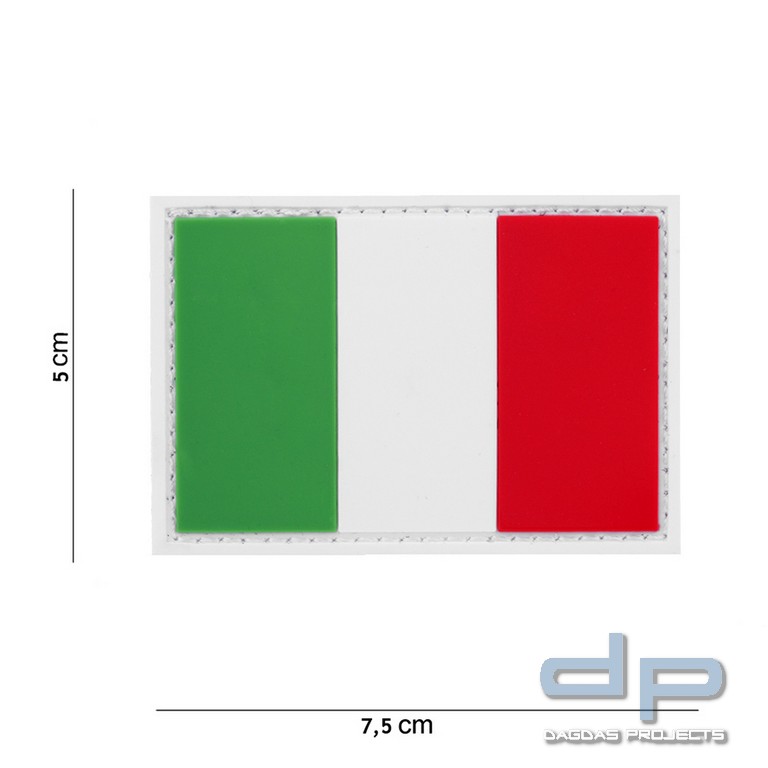 Emblem 3D PVC Flagge Italien