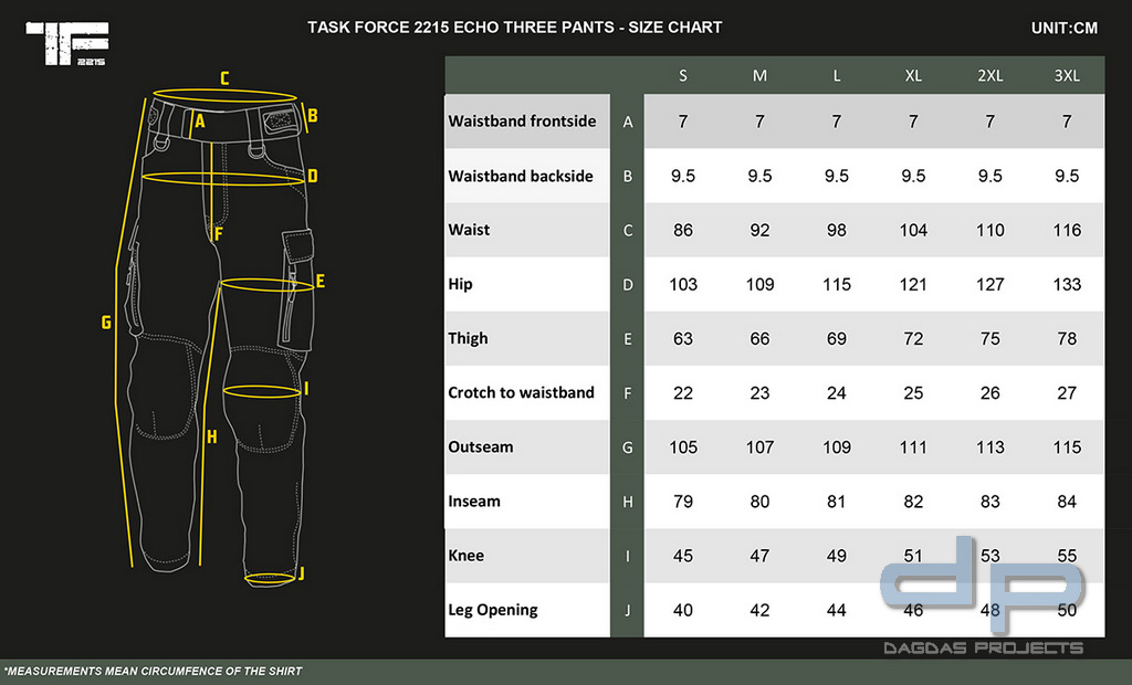 TF-2215 Echo Three Hose Farbe: ranger green Größe:L