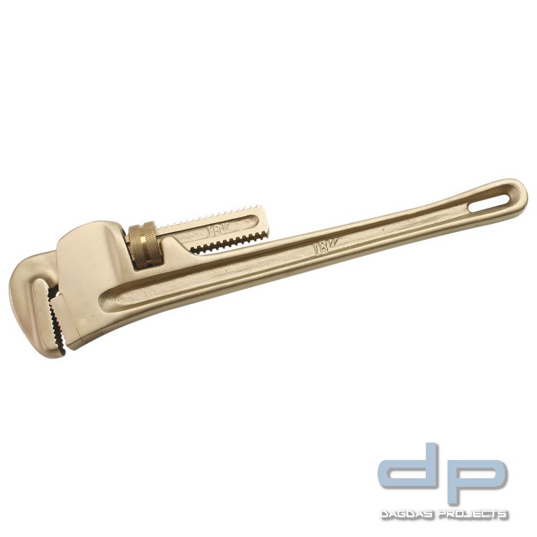 Verstellbarer Rohrschlüssel funkenfrei, Maulweite max. 1.1/2 ″
