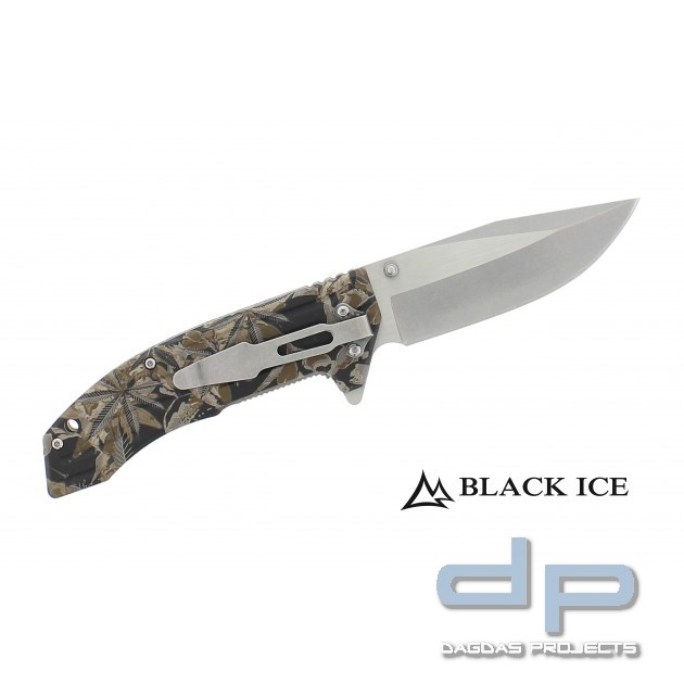 BLACK ICE Einhandmesser Ace Green