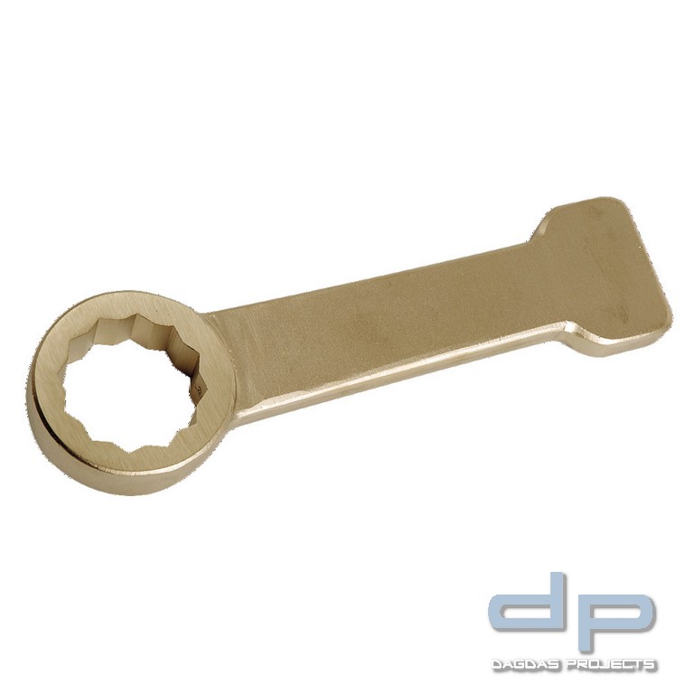 Ringschlagschlüssel funkenfrei, 12-kant, ähnlich DIN 7444, 120 mm