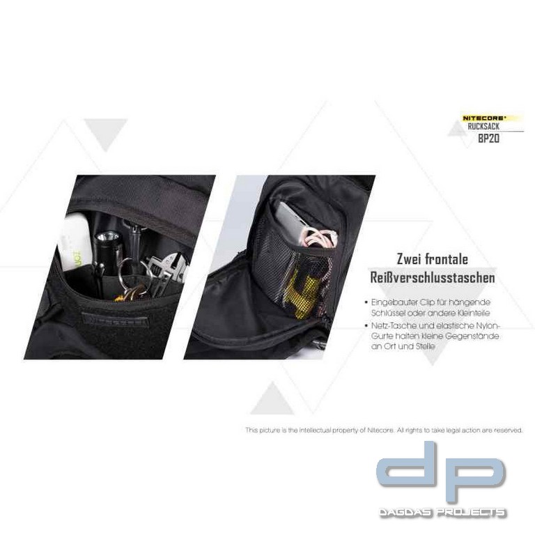 NiteCore® Rucksack BP20 (20 Liter)