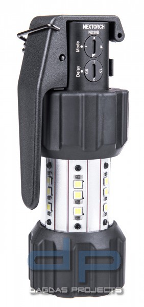 Nextorch ND30B Flashbang mit Holster (Irritationskörper 11.000 Lumen und 130dB)