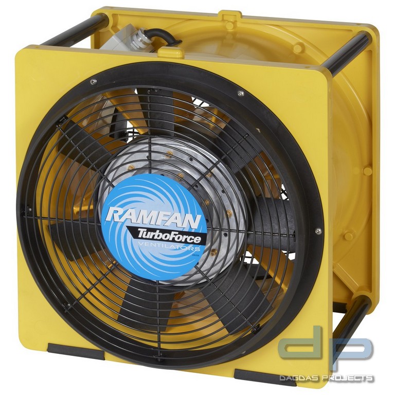 Ramfan Hochleistungslüfter EFi120, 483 x 457 x 407 mm