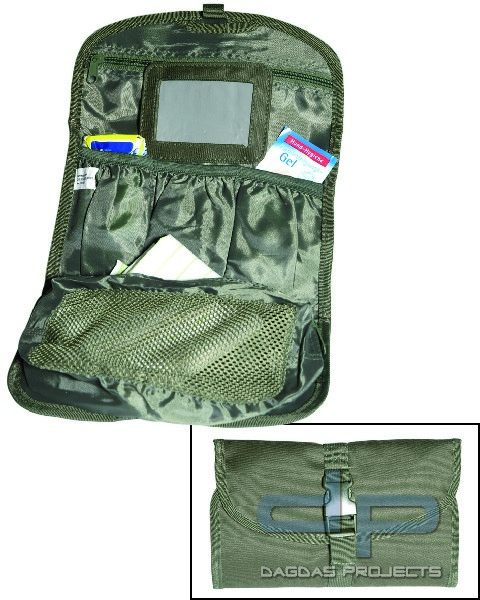 BRIT.TOILET BAG OLIV VPE 5