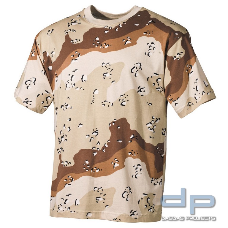 US T-Shirt, halbarm, 6 Farben desert, 170 g/m²