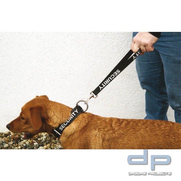 Halteschlaufe kurz - mit Aufschrift "SECURITY" - strapazierfähiges Nylongewebe