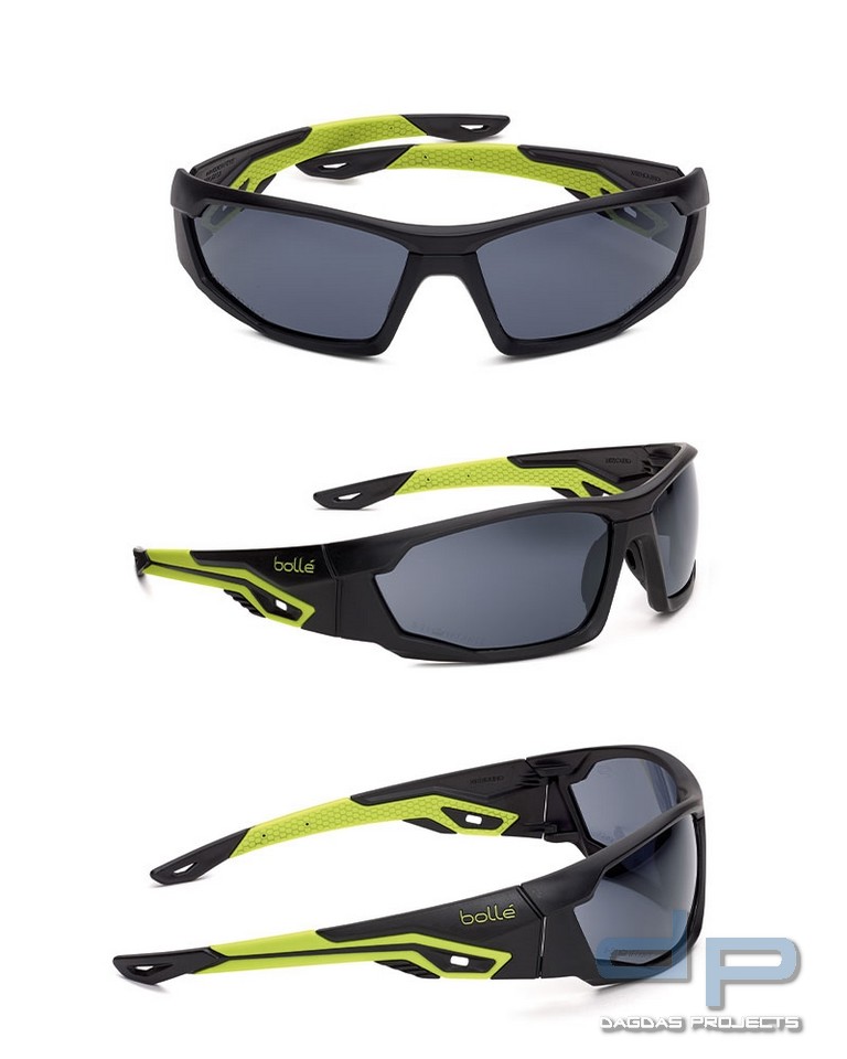 TACT.BRILLE BOLLÉ® ′MERCURO RAUCH′ GRÜN/SCHWARZ 2 Stück