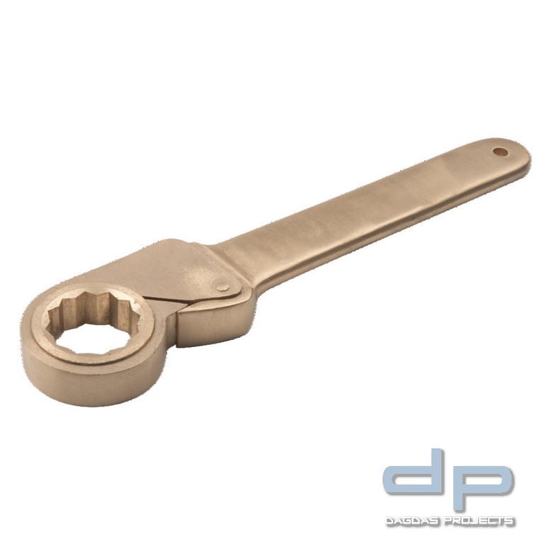 Ringratschenschlüssel funkenfrei, 12-kant, 22 mm