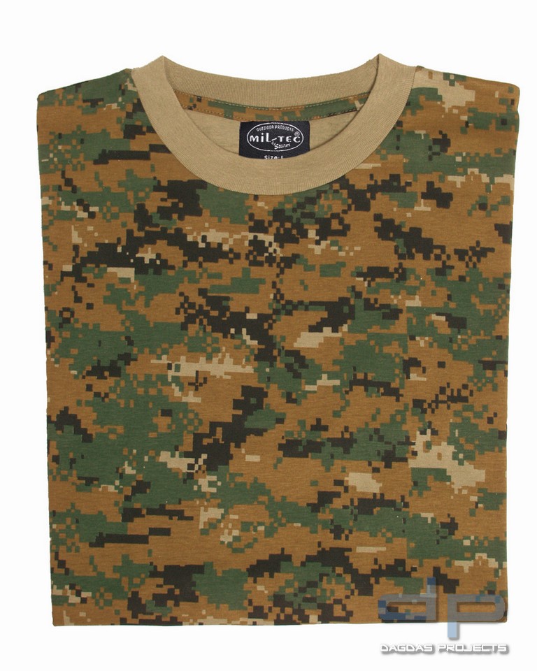 T-Shirt tarn digital woodland VPE 2 je Gr.