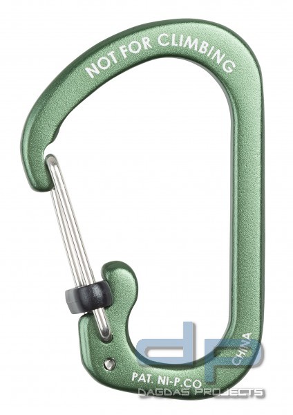 NITE IZE KARABINER SLIDELOCK IN OLIV