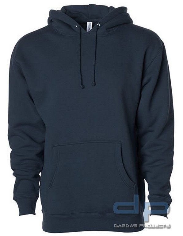 Men`s Heavyweight Hooded Pullover mit Brustdruck nach Wunsch