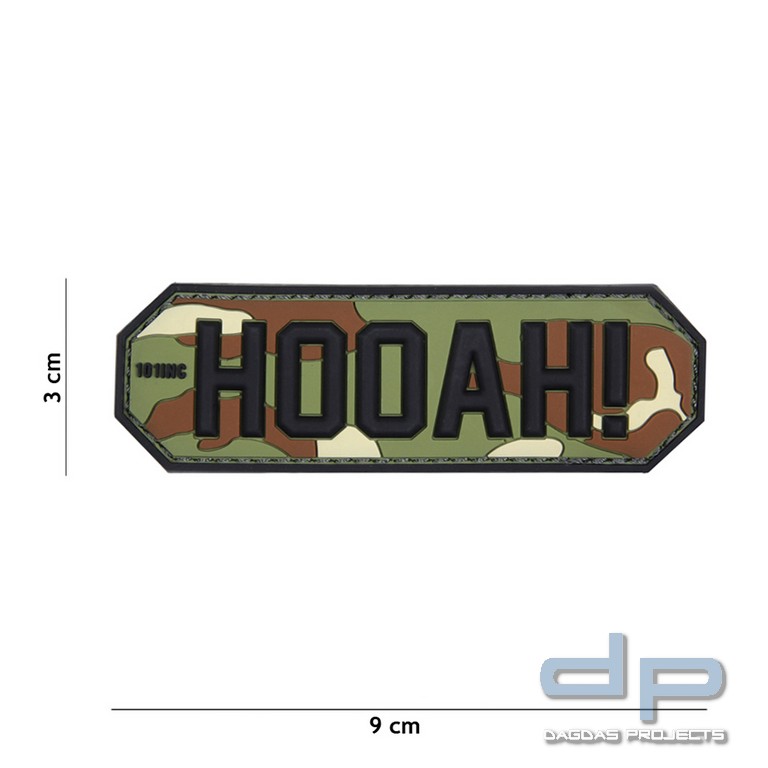 Emblem 3D PVC HOOAH! Woodland