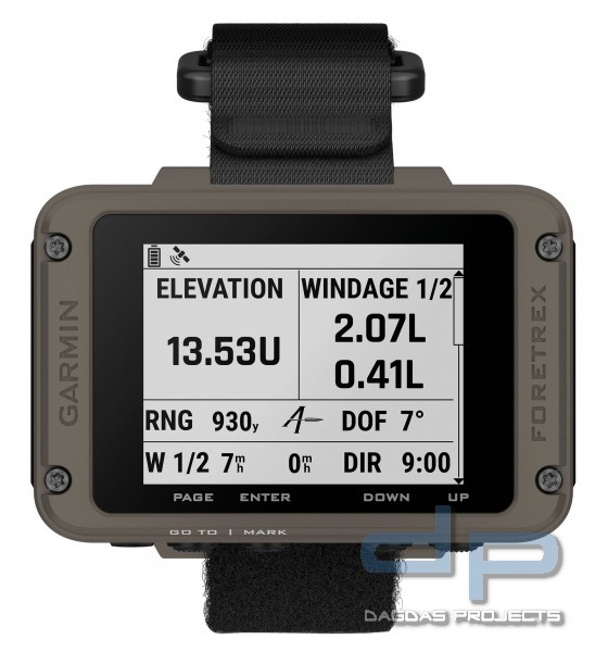 GARMIN FORETREX 901 GPS BALLISTIC EDITION