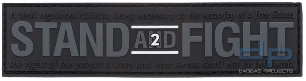 Maxpedition Rubber Patch STAND AND FIGHT Swat