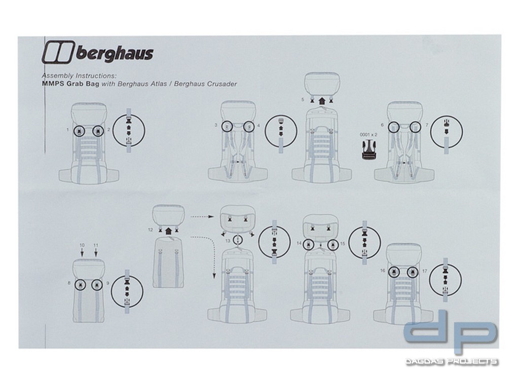 Berghaus MMPS Grab Bag Oliv