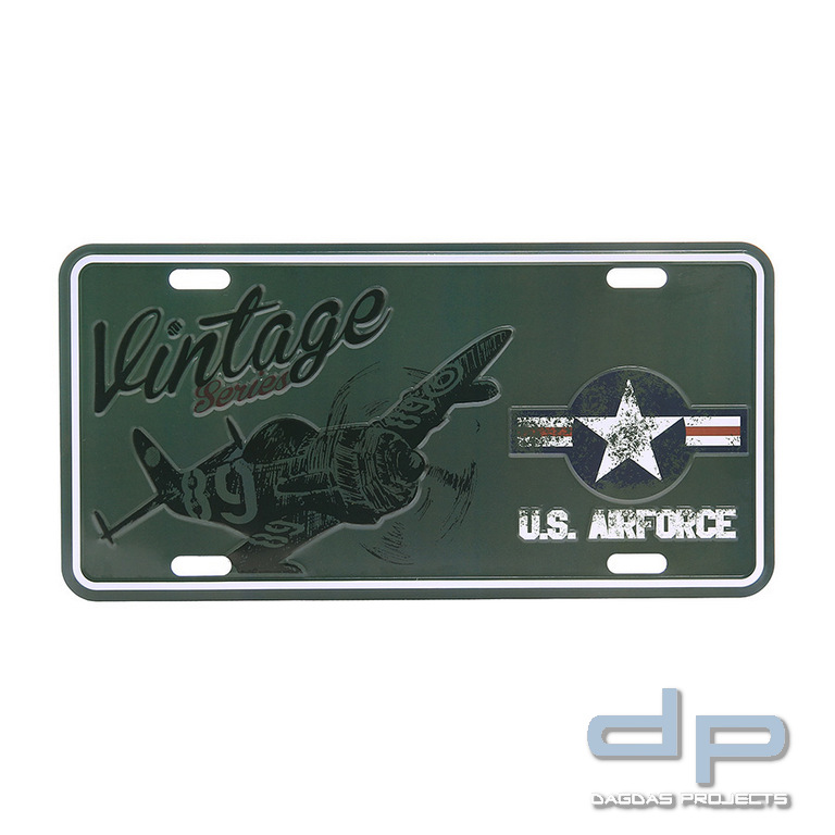 Nummernschild Vintage Series US Air Force