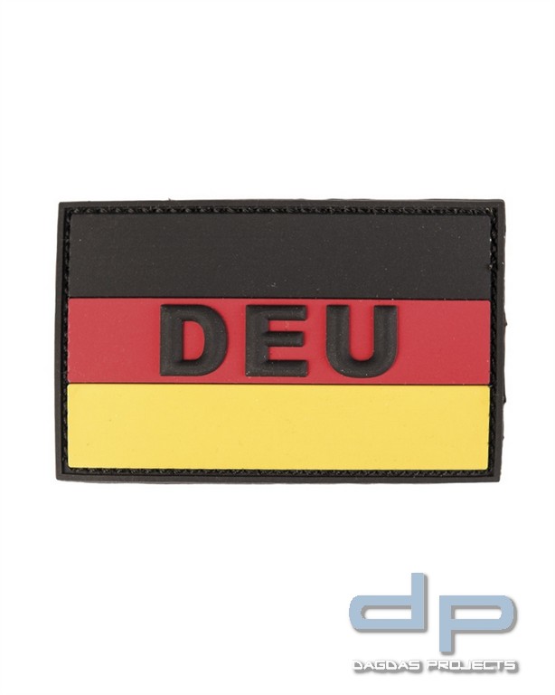 BW PATCH 3D ′DEU′ PVC M.KLETT BUNT LG VPE 10