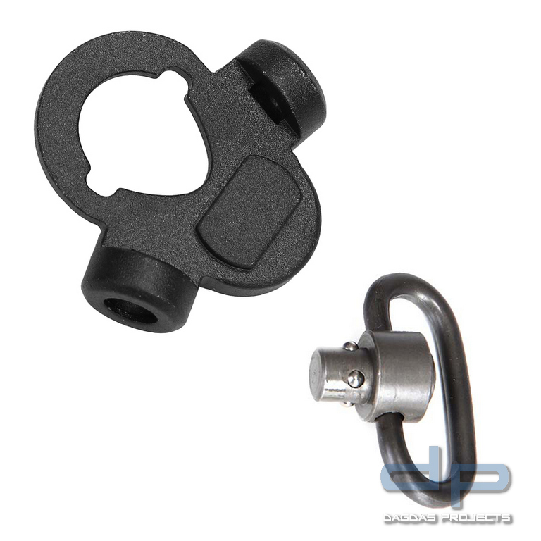 EX243 Dual side QD sling swive in verschiedenen Farben