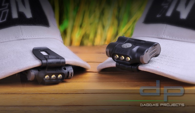 UL10 - LED- Cliplampe für Kappen, Molle, Rucksäcke, Koppel, Gürtel, 65 Lumen