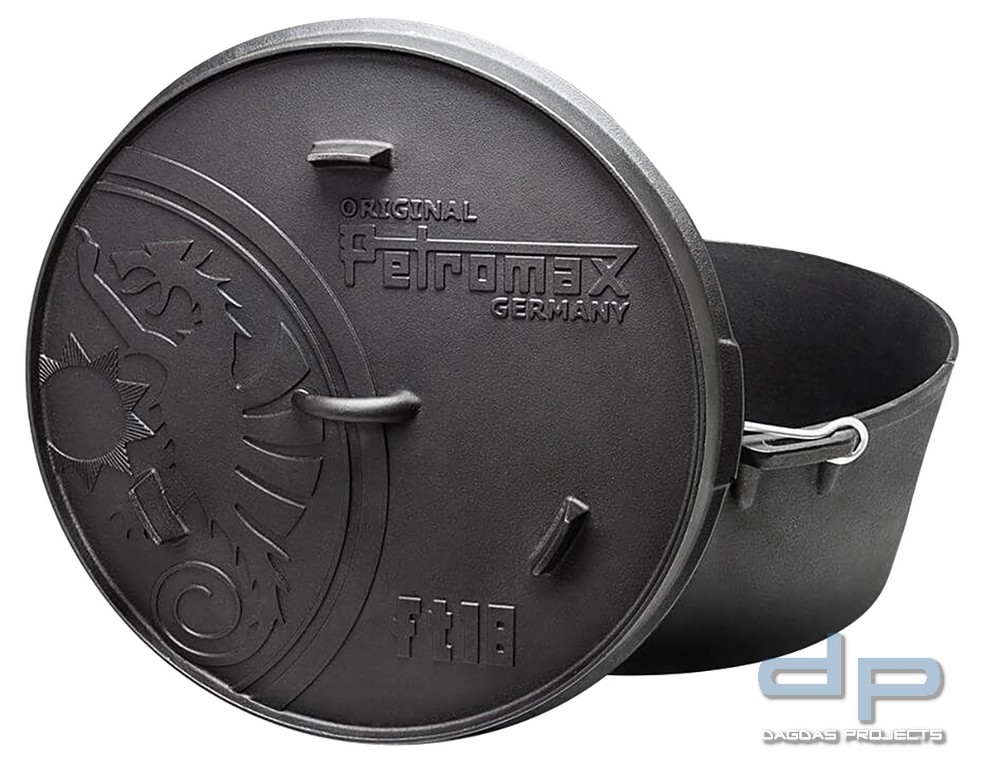 PETROMAX FEUERTOPF DUTCH OVEN FT18-T (OHNE FÜSSE)