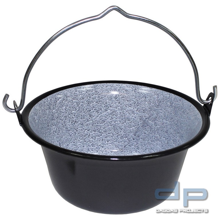 Ungar. Gulaschkessel, Emaille, 4 Liter