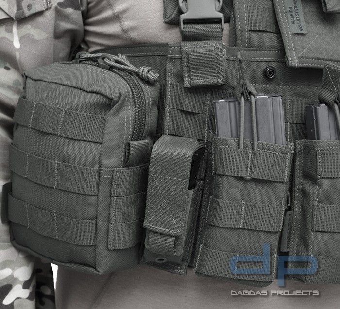 Warrior Single 9mm Pistol Pouch Ranger Green