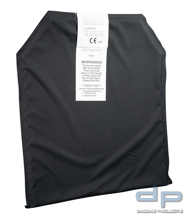 C.P.E. BALLISTISCHE SCHUTZPLATTE NIJ IV ICW MIT WEICHBALLISTIK IIIA