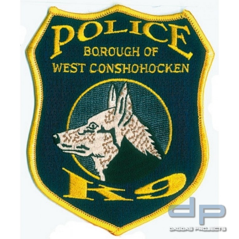Stoffaufnäher - West Conshohocken Police - K9 Unit