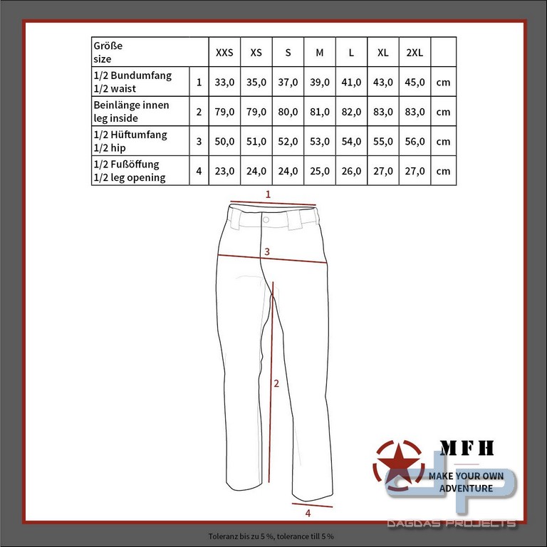 US BDU Hose, Damen, schwarz