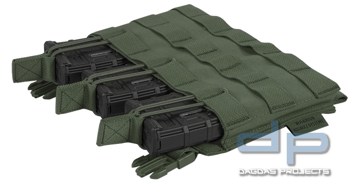 Warrior Recon Plate Carrier Triple Open Mag Pouch in verschiedenen Farben