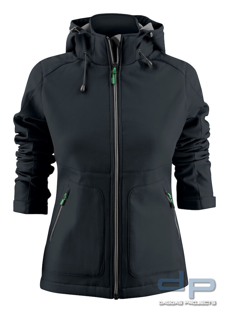 Damen Behörden Softshelljacke "Karting Lady" in verschiedenen Farben mit Aufdruck nach Wunsch