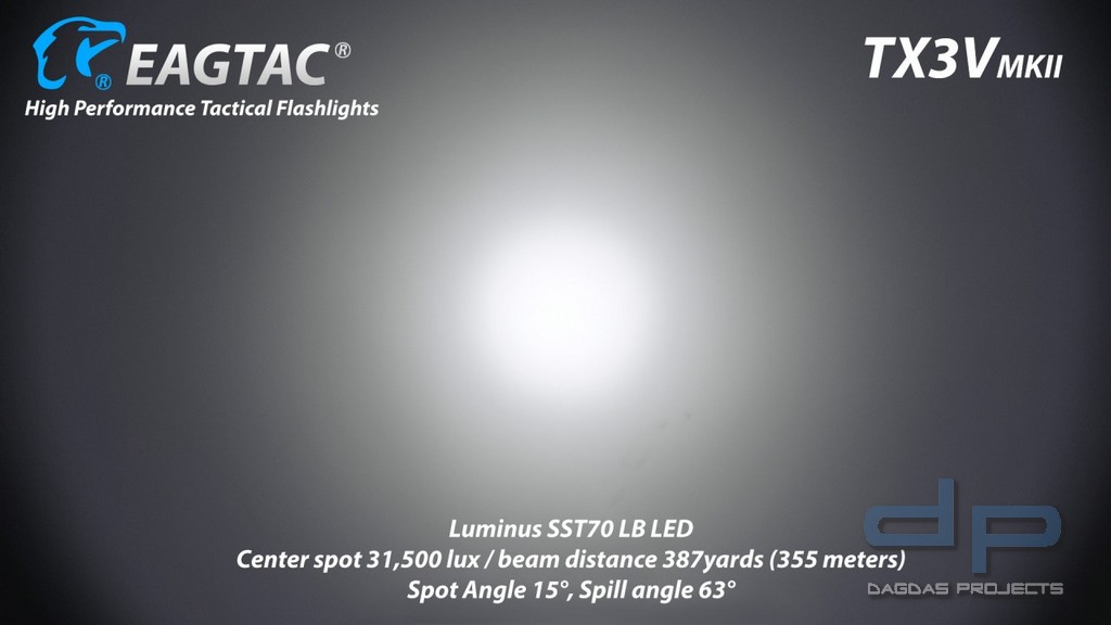 Eagtac TX3V MKII Luminus SST70 LB