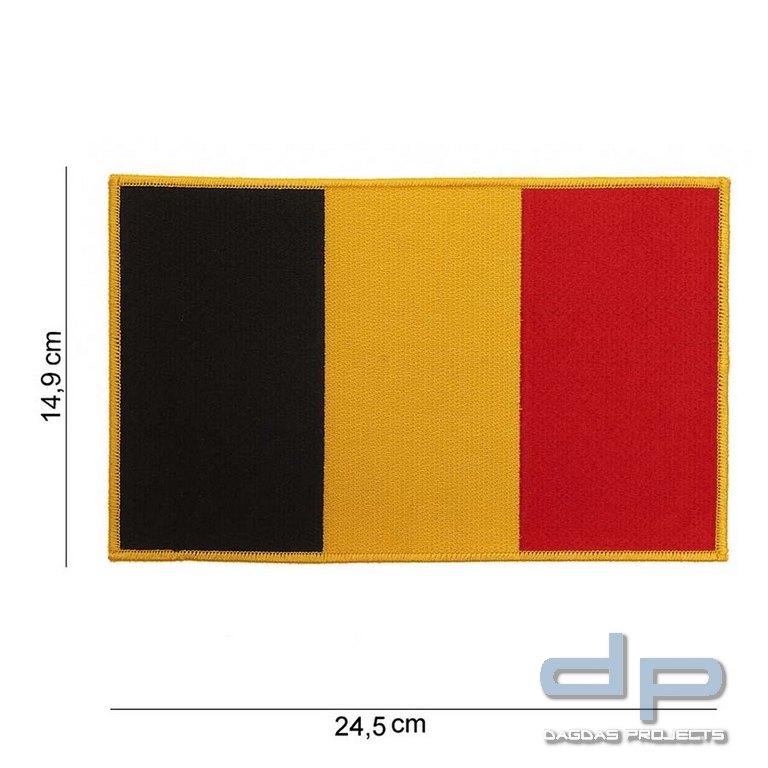 Emblem Stoff Belgien Groß