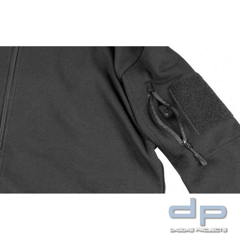 Sweatjacke, "Tactical", schwarz