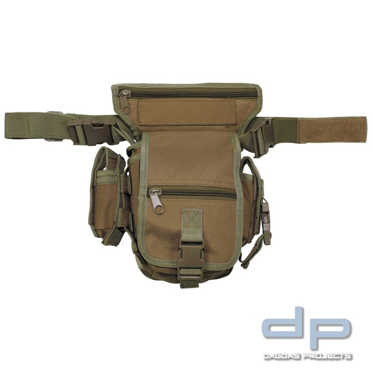 Hip Bag, coyote tan, Bein- und Gürtelbefestigung