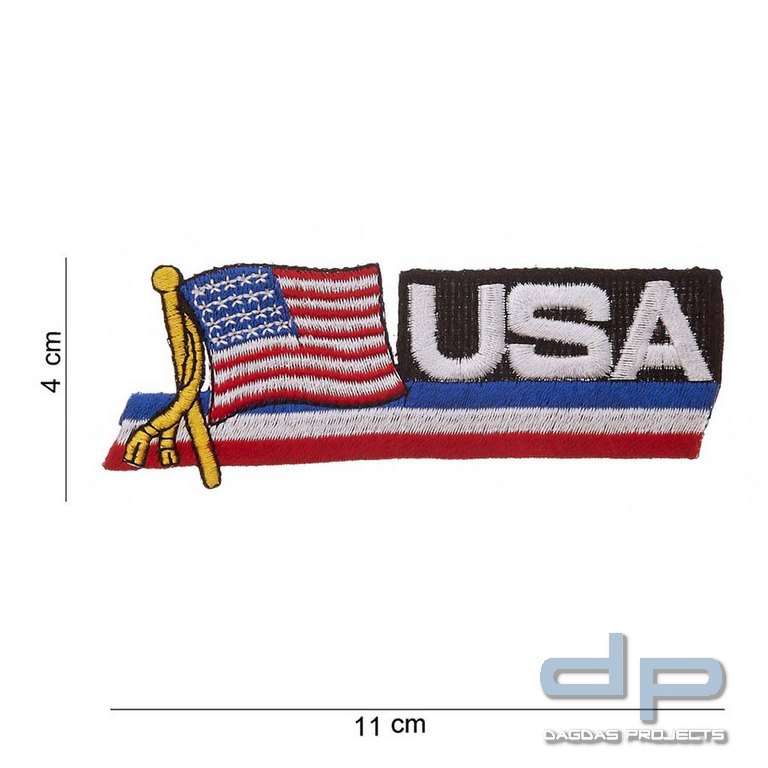Emblem Stoff wehende Fahne USA