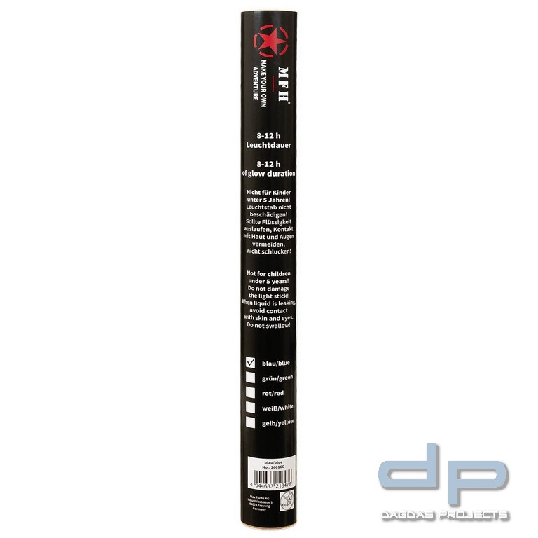 Leuchtstab, groß, grün, 35 x 2,5 cm