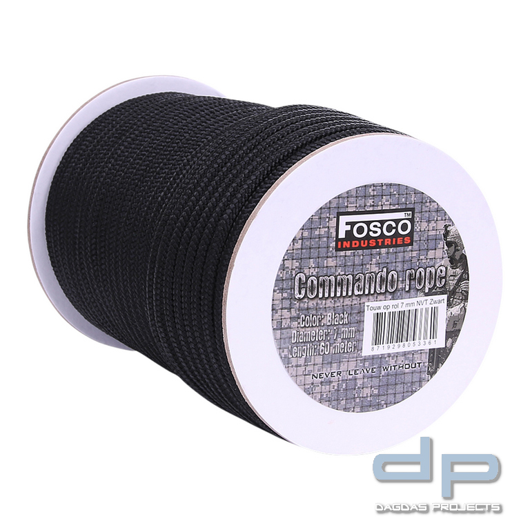 Nutz Seil auf Rolle 7 mm in verschiedenen Farben