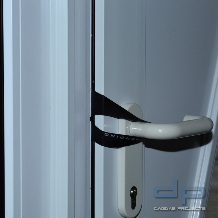 DoorJamm - flexibler Türblocker - POLIZEI- schwarz