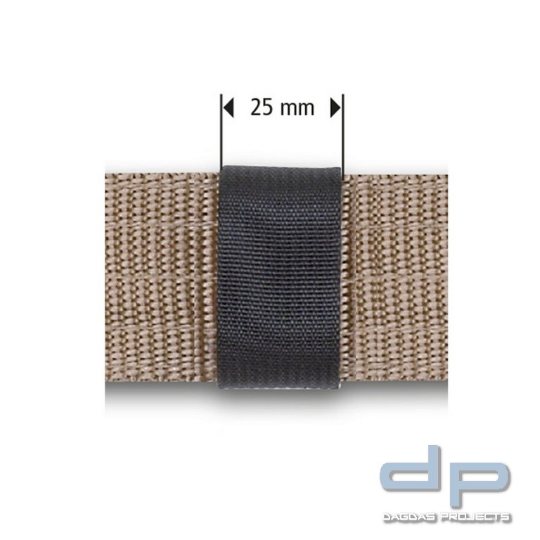 Gürtelschlaufe (Endkeeper) COP® 9126 schwarz, Nylon