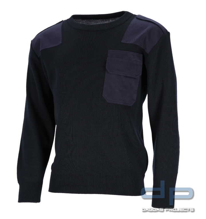 Feuerwehr-Pullover 50% Polyacryl / 50% Schurwolle