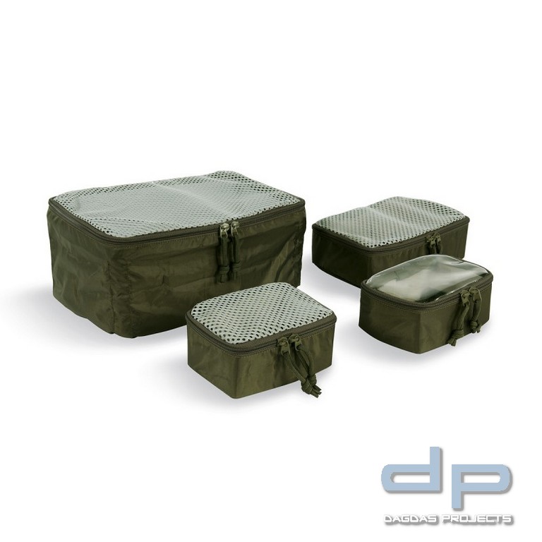 Tasmanian Tiger Modulares Klett Taschen 4er Set in oliv