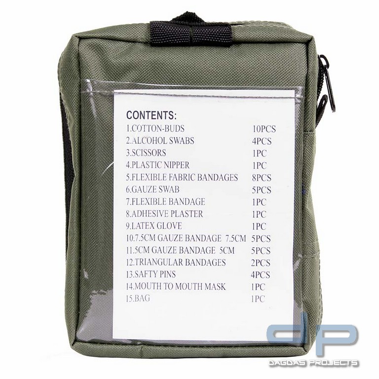 Sanitätertasche mit Erste-Hilfe Set in verschiedenen Farben