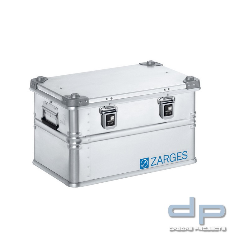 Zarges Leichtmetall-Transportkiste K 470, 600 x 400 x 340 mm, 60 l
