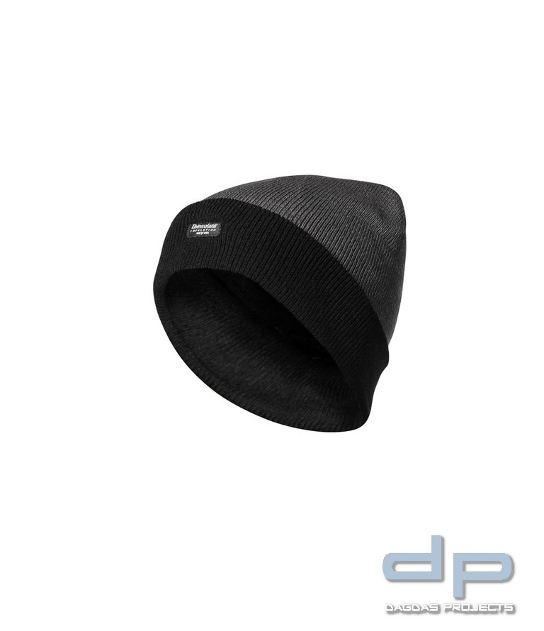THINSULATE MÜTZE GRAU/SCHWARZ  VPE 12