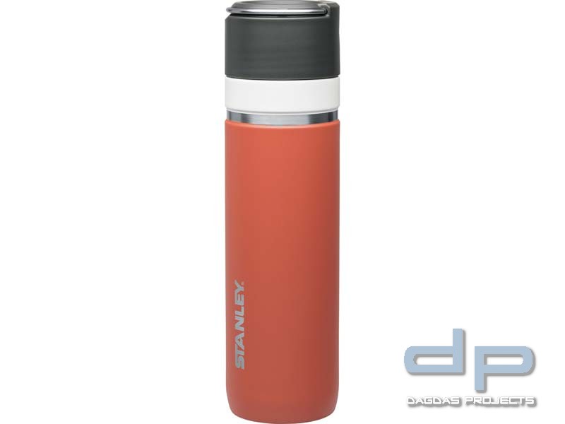 Stanley GO SERIES VACUUM BOTTLE, rot helle CERAMIVAC-Beschichtung, Verschluß mit Tragering